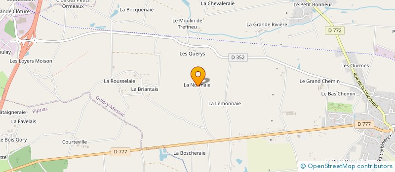 localisation de l'entreprise MONSIEUR PIERRE BOUGEARD à GUIPRY-MESSAC