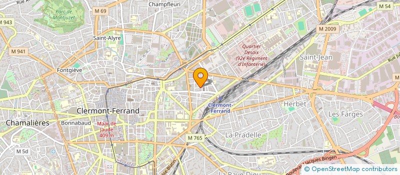 localisation de l'entreprise MONSIEUR PIERRE BOUGES  CLERMONT-FERRAND