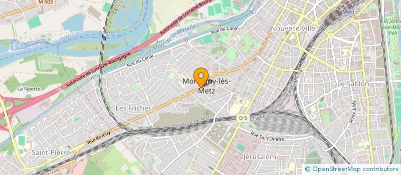 localisation de l'entreprise MONSIEUR PIERRE BOUGET à MONTIGNY-LES-METZ