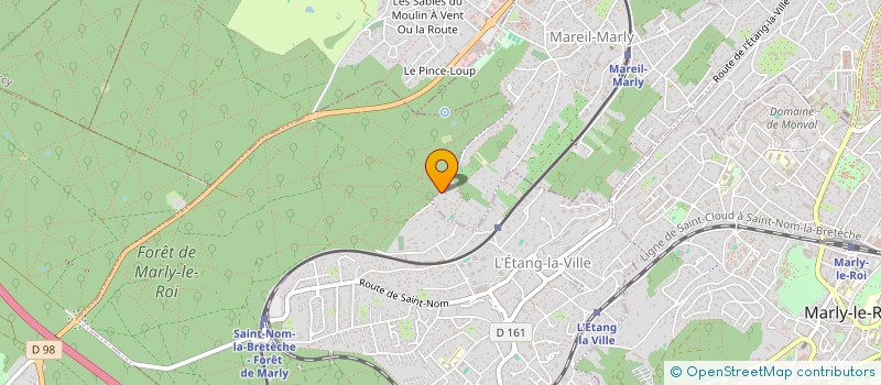 localisation de l'entreprise MONSIEUR PIERRE BOUIGE  MAREIL-MARLY