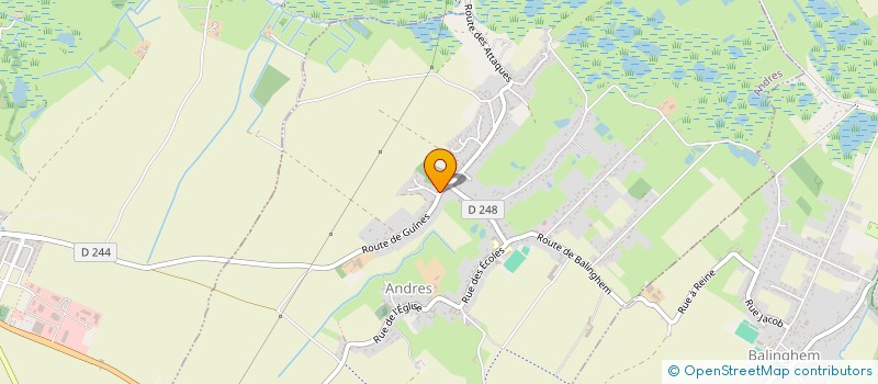 localisation de l'entreprise MONSIEUR PIERRE BOULANGER  ANDRES