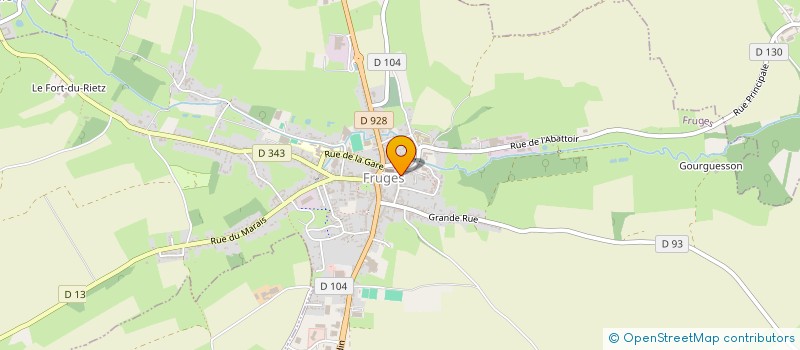 localisation de l'entreprise MONSIEUR PIERRE BOULANT  FRUGES