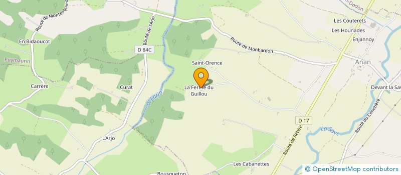 localisation de l'entreprise MONSIEUR PIERRE BOULET à AGASSAC