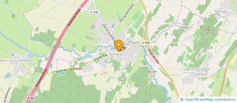 localisation de l'entreprise MONSIEUR PIERRE BOULEY  SELLIERES