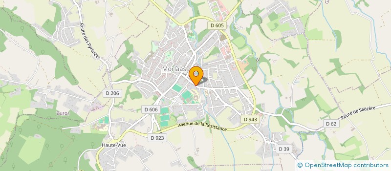 localisation de l'entreprise MONSIEUR PIERRE BOULIN  MORLAAS