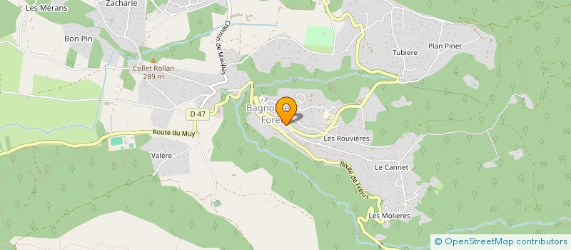 localisation de l'entreprise MONSIEUR PIERRE BOULOY à FREJUS