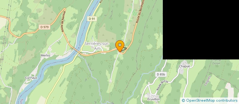 localisation de l'entreprise MONSIEUR PIERRE BOUQUET  SERRIERES-SUR-AIN