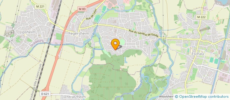 localisation de l'entreprise MONSIEUR PIERRE BOUR  FEGERSHEIM