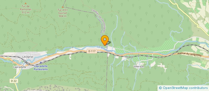 localisation de l'entreprise MONSIEUR PIERRE BOURAUD  PUILAURENS