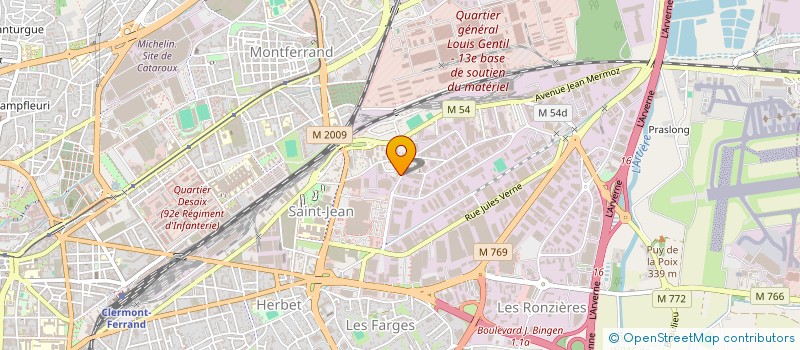 localisation de l'entreprise MONSIEUR PIERRE BOURBON  CLERMONT-FERRAND