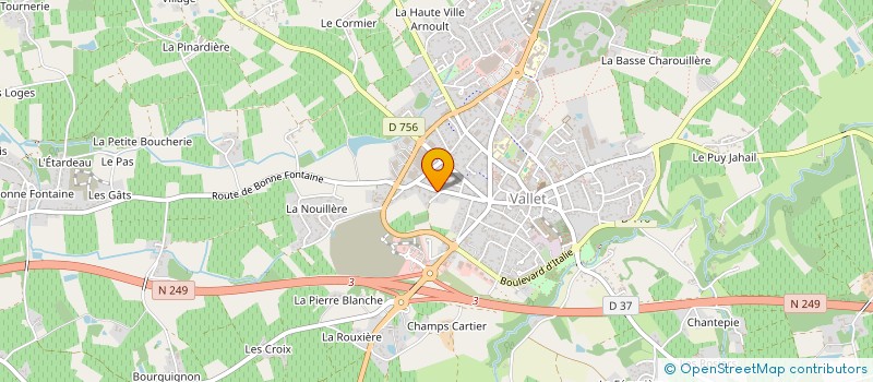 localisation de l'entreprise MONSIEUR PIERRE BOURCQ à LE PALLET