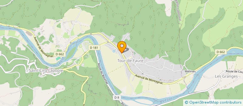 localisation de l'entreprise MONSIEUR PIERRE BOURDARIE  SAULIAC-SUR-CELE