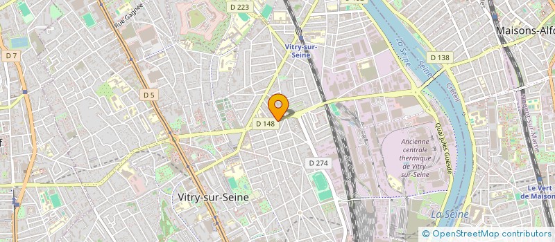 localisation de l'entreprise MONSIEUR PIERRE BOURDIEU  VITRY-SUR-SEINE