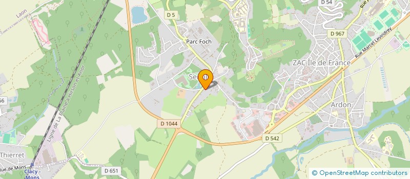 localisation de l'entreprise MONSIEUR PIERRE BOURDIN  LAON