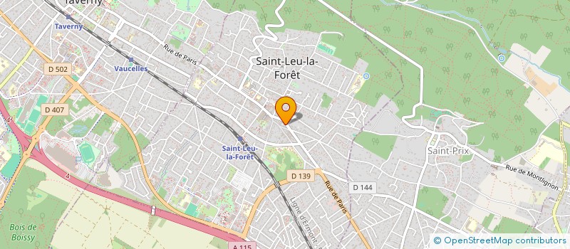 localisation de l'entreprise MONSIEUR PIERRE BOURDON  SAINT-LEU-LA-FORET