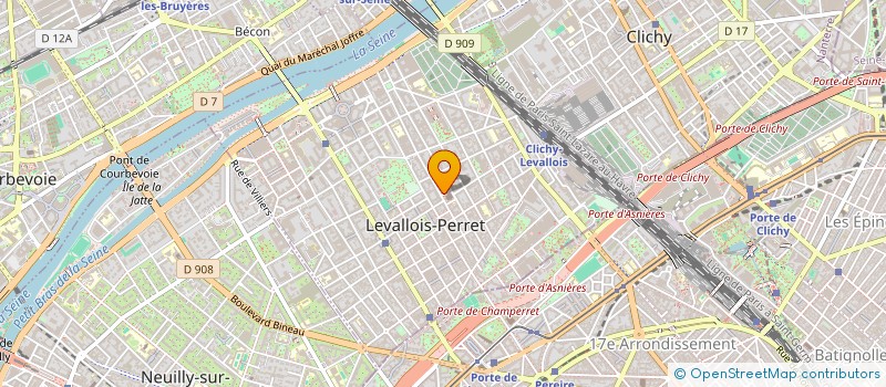 localisation de l'entreprise MONSIEUR PIERRE BOURDON à LEVALLOIS-PERRET