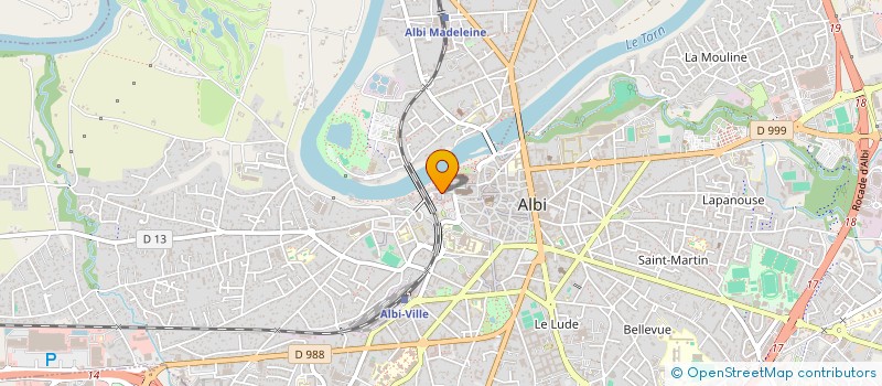 localisation de l'entreprise MONSIEUR PIERRE BOURDON  ALBI