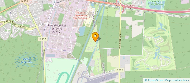 localisation de l'entreprise MONSIEUR PIERRE BOURDONCLE  LA TESTE-DE-BUCH