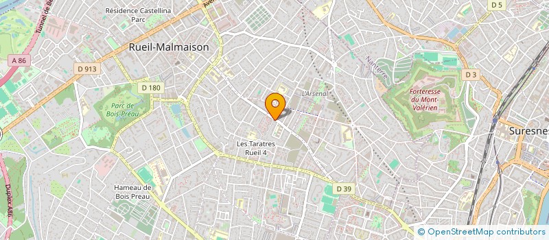 localisation de l'entreprise MONSIEUR PIERRE BOUREL à RUEIL MALMAISON