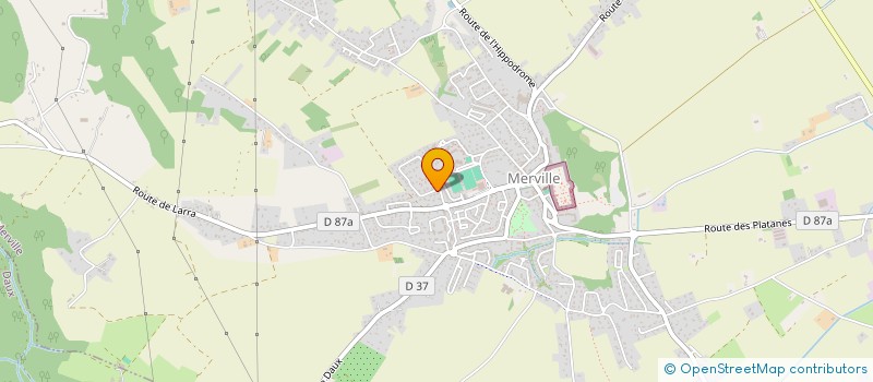 localisation de l'entreprise MONSIEUR PIERRE BOUREL  MERVILLE