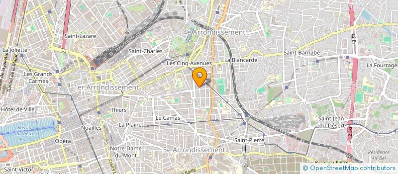 localisation de l'entreprise MONSIEUR PIERRE BOURENE à MARSEILLE