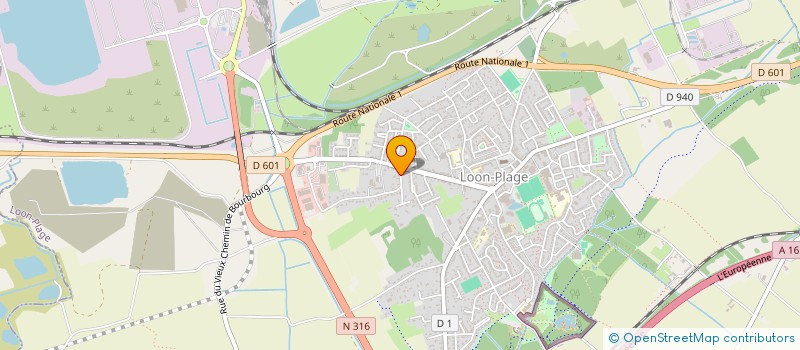 localisation de l'entreprise MONSIEUR PIERRE BOURET  LOON-PLAGE