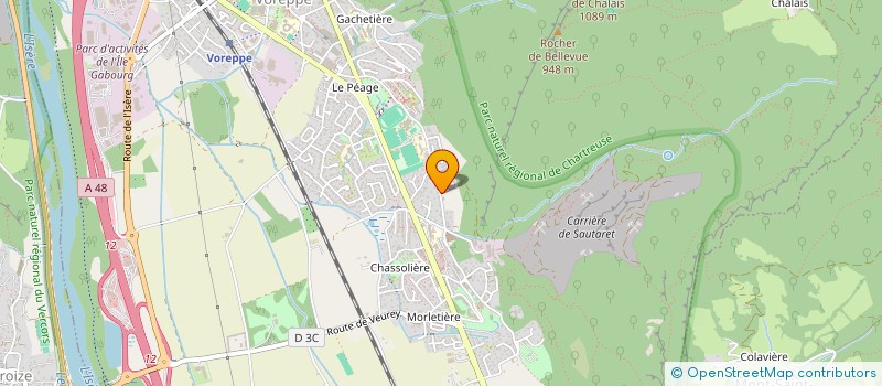 localisation de l'entreprise MONSIEUR PIERRE BOURGAIN  VOREPPE