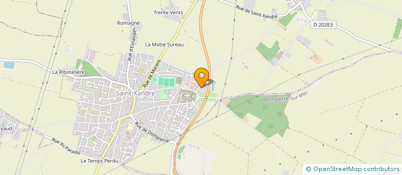 localisation de l'entreprise MONSIEUR PIERRE BOURGARIT  SAINT-XANDRE