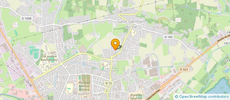 localisation de l'entreprise MONSIEUR PIERRE BOURGEAIS à BAZOUGES CRE SUR LOIR