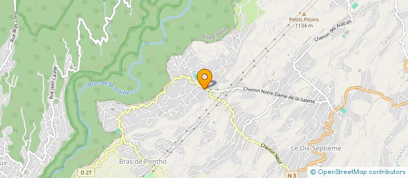 localisation de l'entreprise MONSIEUR PIERRE BOURGEOIS  LE TAMPON