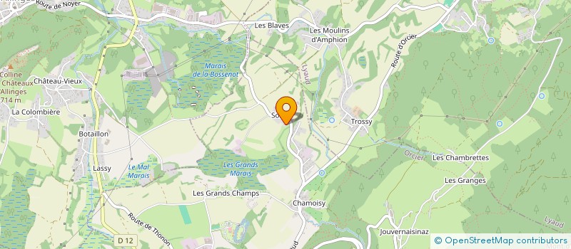 localisation de l'entreprise MONSIEUR PIERRE BOURGEOIS à ORCIER