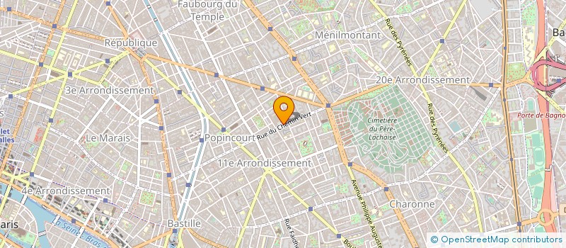 localisation de l'entreprise MONSIEUR PIERRE BOURGEOIS  PARIS