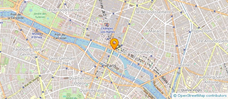 localisation de l'entreprise MONSIEUR PIERRE BOURGEOIS  PARIS