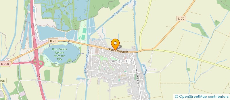 localisation de l'entreprise MONSIEUR PIERRE BOURGEOT  ARC-SUR-TILLE