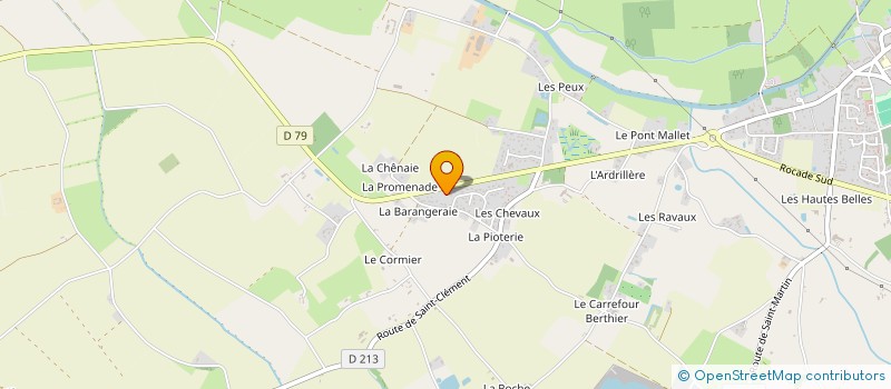 localisation de l'entreprise MONSIEUR PIERRE BOURGERIE  GENNES-VAL-DE-LOIRE