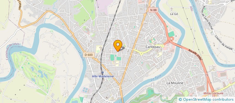 localisation de l'entreprise MONSIEUR PIERRE BOURGERY  ALBI