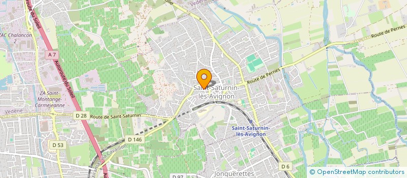 localisation de l'entreprise MONSIEUR PIERRE BOURGET  SAINT-SATURNIN-LES-AVIGNON