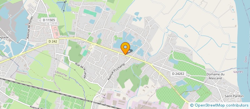 localisation de l'entreprise MONSIEUR PIERRE BOURGET  IZON