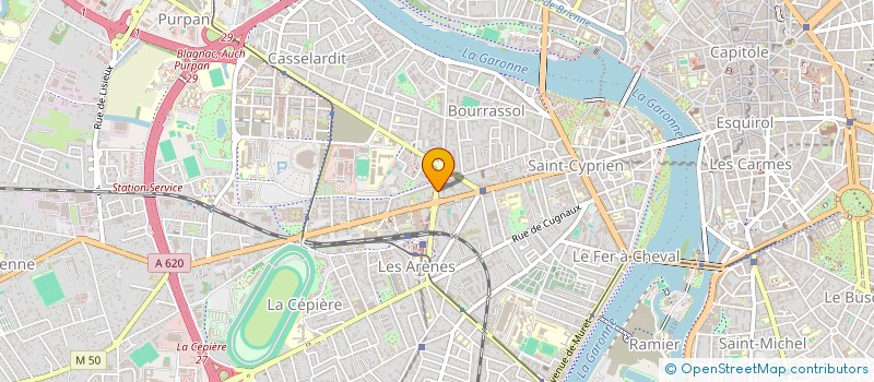 localisation de l'entreprise MONSIEUR PIERRE BOURGNOUNESQUE à TOULOUSE