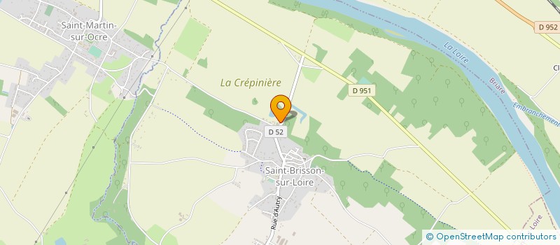 localisation de l'entreprise MONSIEUR PIERRE BOURGOIN à SAINT-BRISSON-SUR-LOIRE