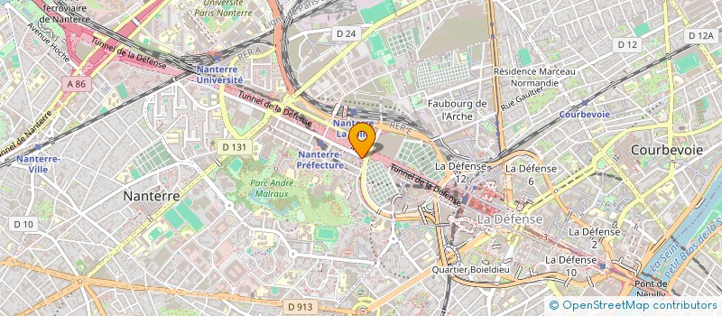 localisation de l'entreprise MONSIEUR PIERRE BOURGUEIL  NANTERRE