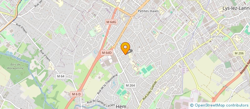 localisation de l'entreprise MONSIEUR PIERRE BOURHIS à HEM