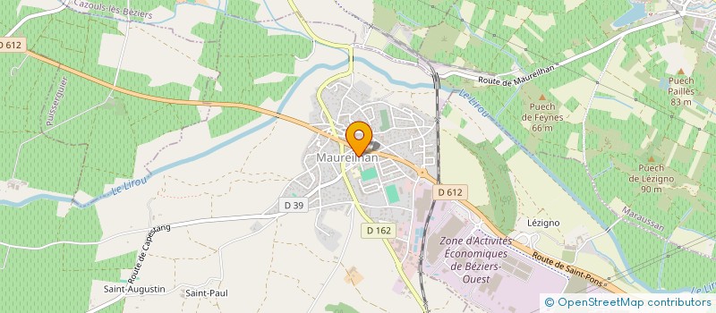 localisation de l'entreprise MONSIEUR PIERRE BOURIAMES  MAUREILHAN