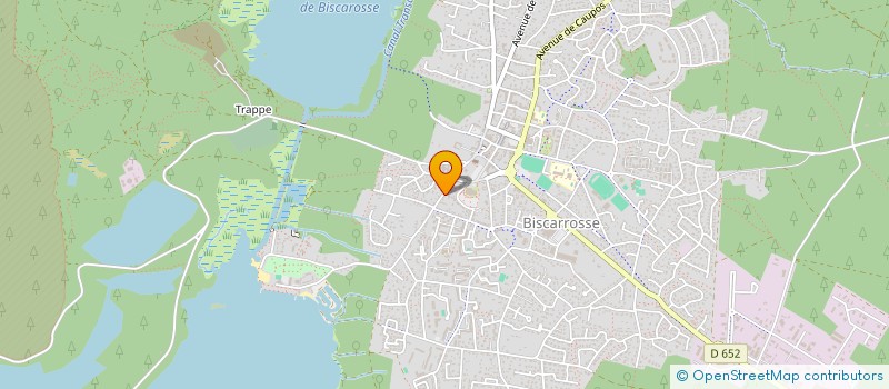 localisation de l'entreprise MONSIEUR PIERRE BOURIAU  BISCARROSSE