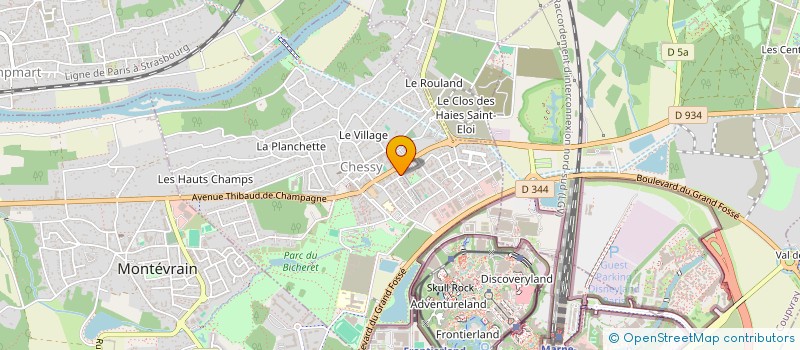 localisation de l'entreprise MONSIEUR PIERRE BOURJOT  CHESSY