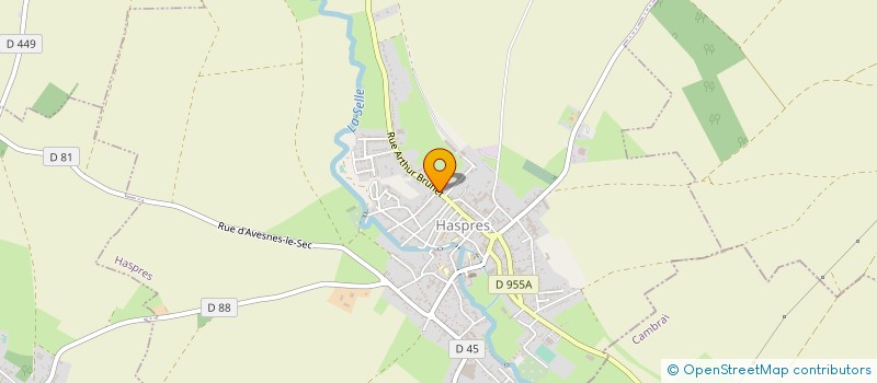 localisation de l'entreprise MONSIEUR PIERRE BOURLET  HASPRES