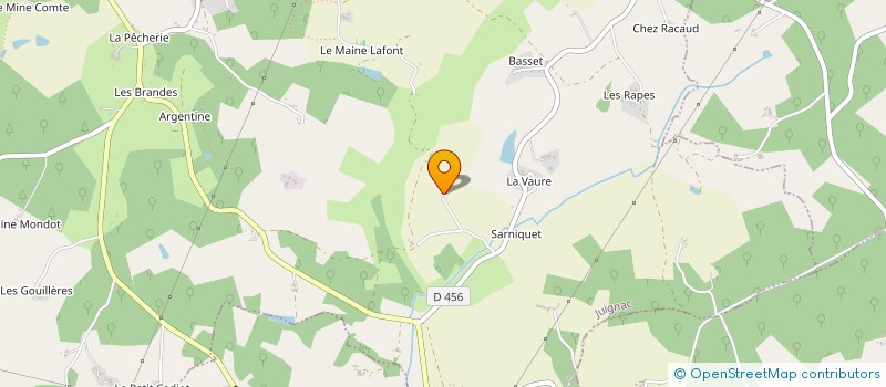 localisation de l'entreprise MONSIEUR PIERRE BOURLON à JUIGNAC