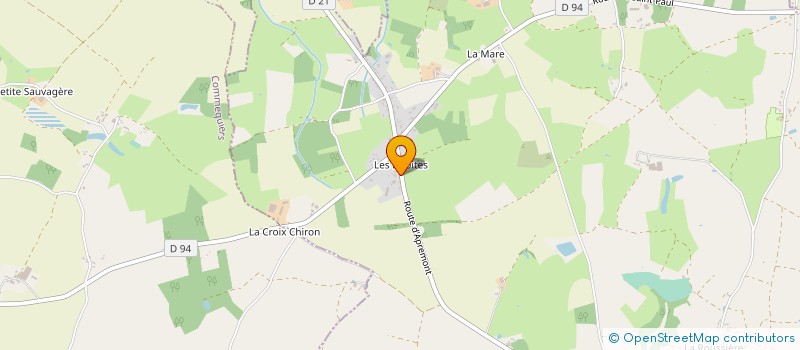 localisation de l'entreprise MONSIEUR PIERRE BOURMAUD  APREMONT