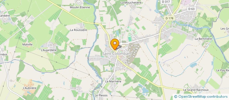 localisation de l'entreprise MONSIEUR PIERRE BOURON  GENESTON