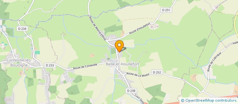 localisation de l'entreprise MONSIEUR PIERRE BOURQUIN  BELLE-ET-HOULLEFORT